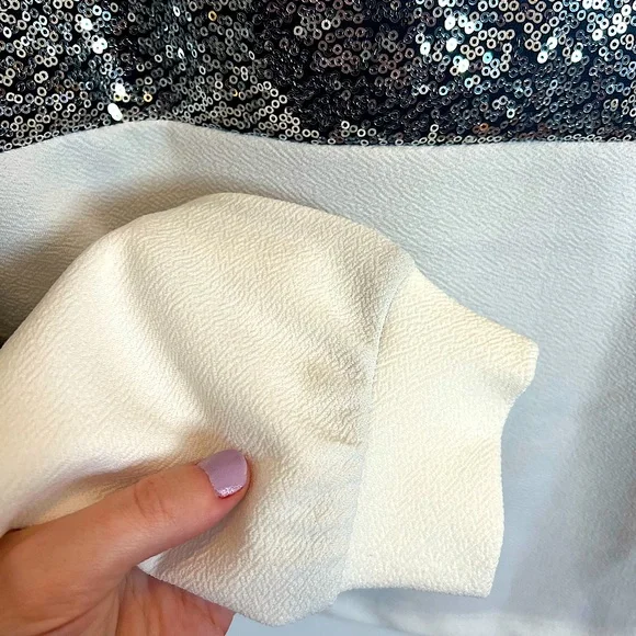 NWOT SHEIN Sequin Shirt - Picture 3 of 5